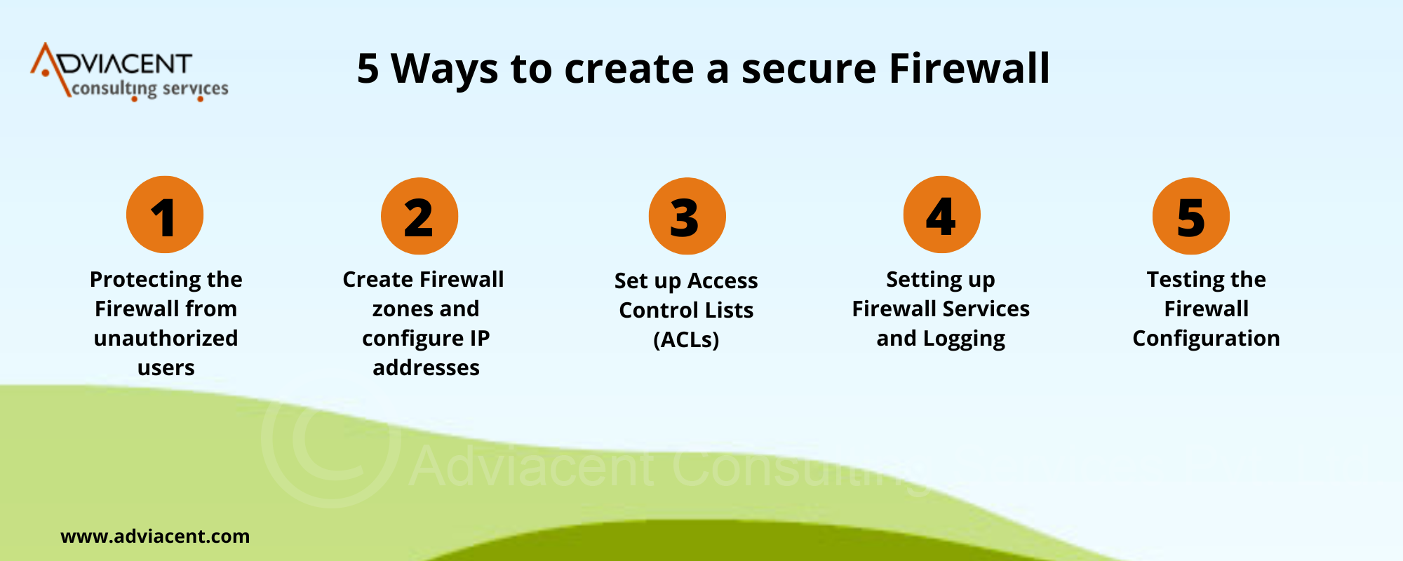 5 ways to secure firewall